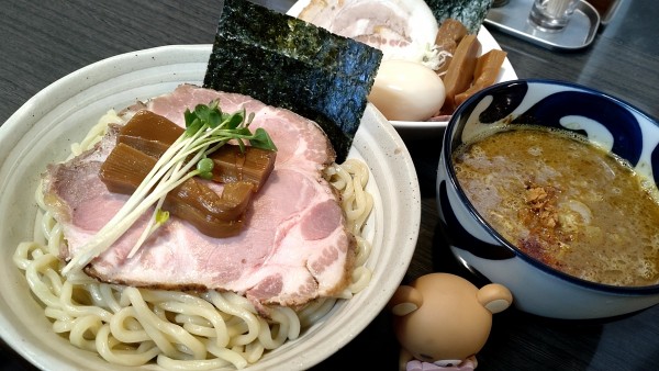 「【限定】濃厚カレーつけ麺　並　(1000円税込)＋特製トッピ」@ラーメンつけ麺 奔放の写真