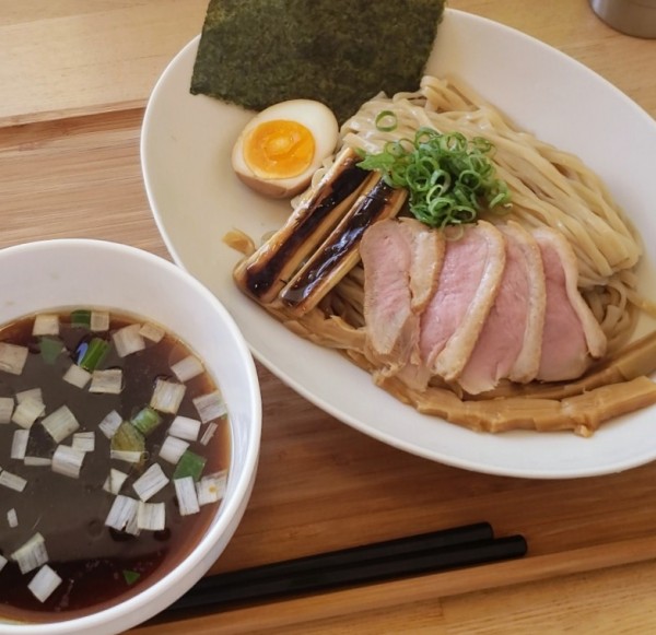 「【期間限定】鴨つけ麺 並盛 1,200円」@鶏醤油拉麺専門店そうわの写真