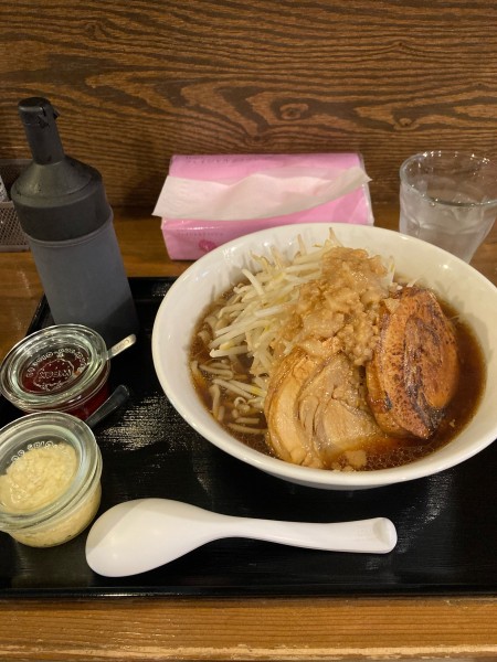 「豚そば（あっさり）+炙りチャーシュー」@麺屋 柚木の写真