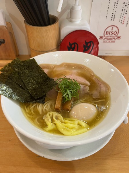 「特製潮そば」@麺屋BISQの写真