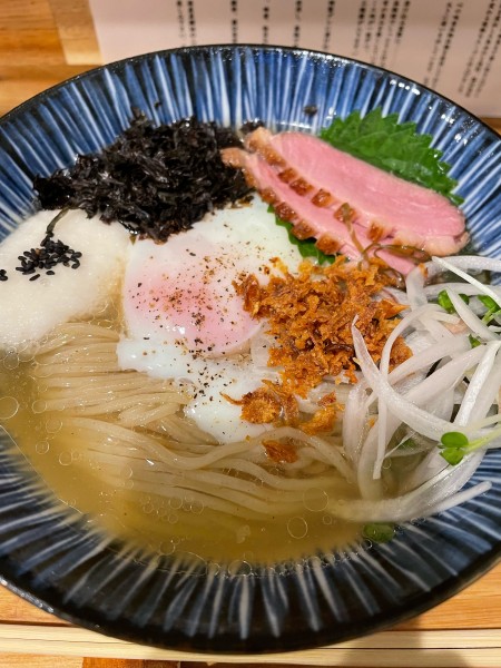 「煮干昆布水冷麺 塩」@ハちゃんラーメンの写真