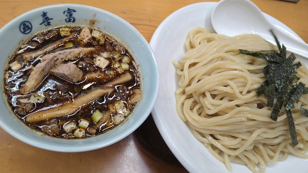 「つけそば、大盛り」@中華そば 喜富の写真