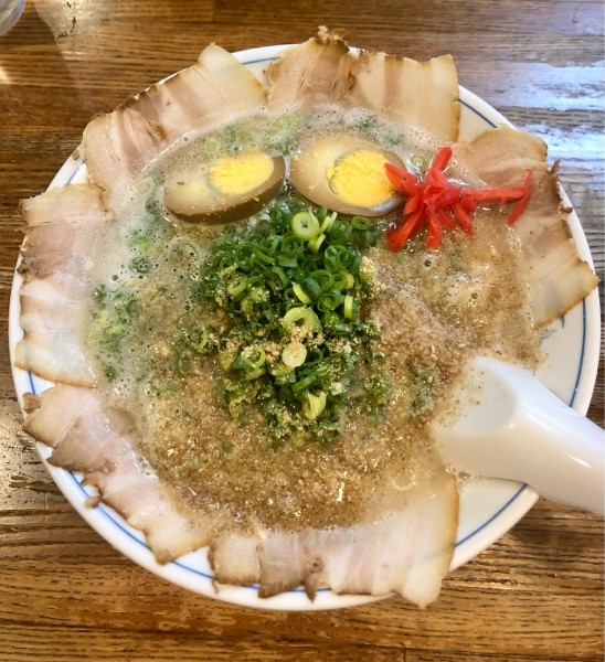 「全部入りバリカタ 替玉ナマ 1250+140円」@博多ラーメン ばりこての写真