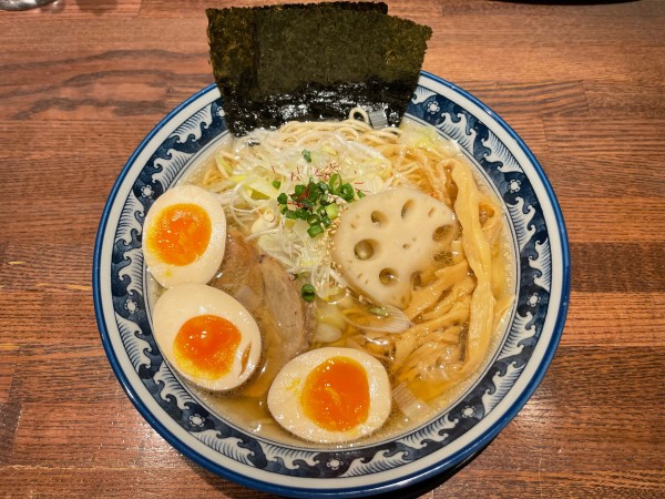 「ひでのやラーメン(¥1,050)味たまご(¥120)」@和風楽麺 四代目 ひのでやの写真