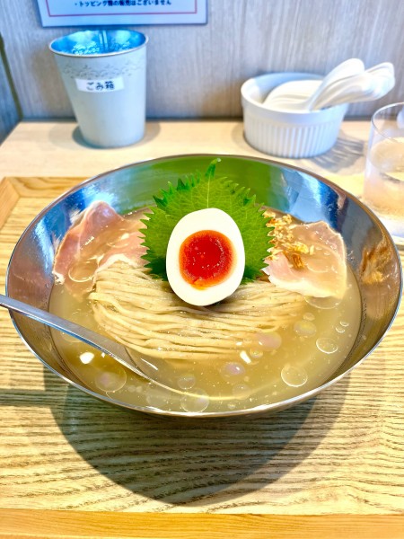 「【夏季限定】出雲冷麺いくら茶漬け付き」@宍道湖しじみ中華蕎麦 琥珀 東京本店の写真