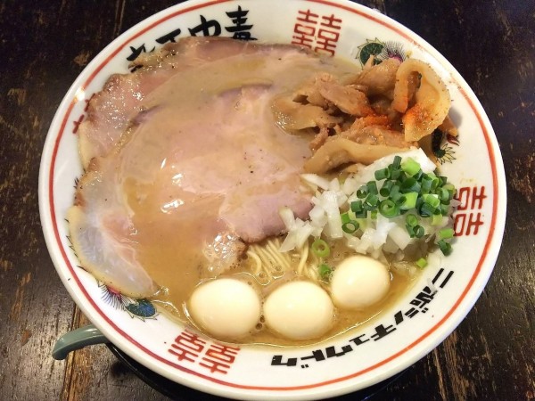 「【限定】濃厚塩煮干蕎麦　1000円」@煮干結社 弘前店の写真