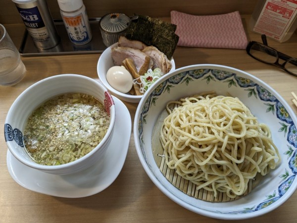 「特製粟国の塩つけそば1200円」@中華そば 多賀野の写真