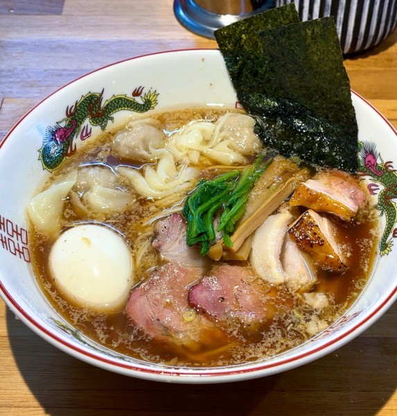 「上特製中華そば ワンタン2個追加」@NAGISAの写真