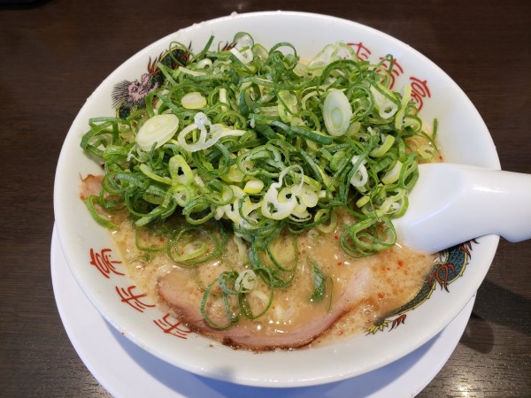 「小盛こってりラーメン+ネギ」@来来亭 鴻巣店の写真