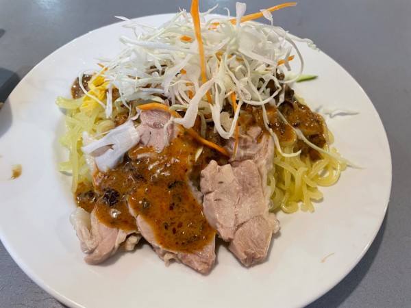 「セットメニュー（麻辣冷やし中華に変更）￥１０２０」@リトルチャイナの写真