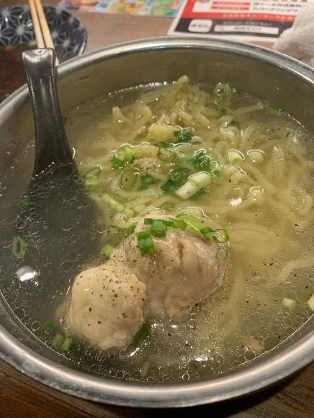 「近江牛テール麺」@近江焼肉ホルモンすだく 福島いわき店の写真