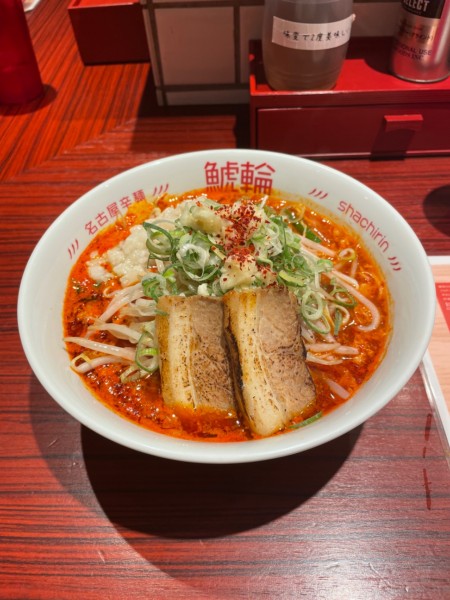 「旨辛にんにんくらーめんスーパー」@名古屋辛麺 鯱輪の写真