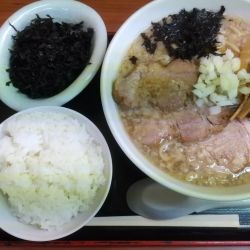 背脂煮干、バラ海苔