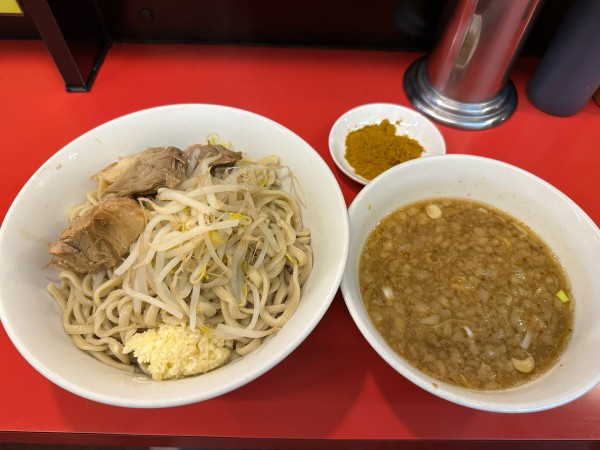 「つけ麺　カレー粉」@豚ラーメン 板橋駅前店の写真