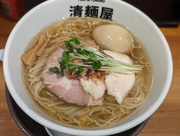 「限定冷し鰹だしそば」@清麺屋の写真