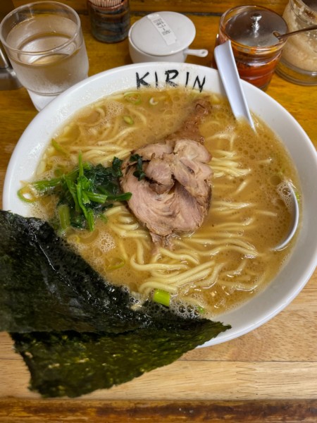 「ラーメン(大盛り無料)」@らーめん 㐂輪の写真