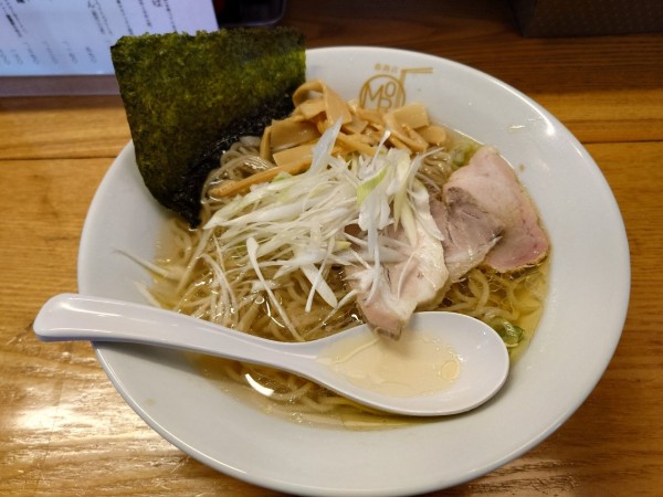 「黄金の中華そば950円」@森商店の写真