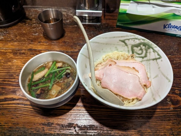 「醤油つけ麺」@啜磨専科の写真