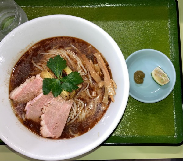 「伊吹いりこ出汁　鴨ネギ冷やしらーめん」@麺の道ナナちゃんの写真