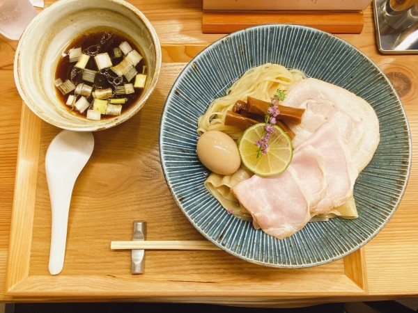 「特製昆布水つけ麺:1,300円」@銀座らぁ麺 しら石の写真