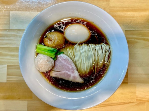 「東京クラフトペールエール → 味玉醤油 中華そば」@猫と月の写真