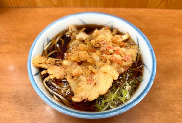 「えびかき揚げそば(520円)」@うさぎやの写真