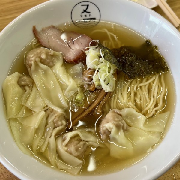 「塩ワンタンめん」@らーめん又右衛門の写真