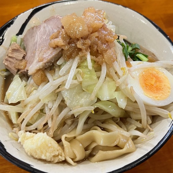 「海渡ラーメン（麺250g・野菜増し・ニンニク少なめ）」@取手ラーメン 海渡の写真