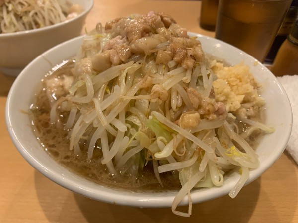 「小豚ラーメン」@ラーメン二郎 前橋千代田町店の写真