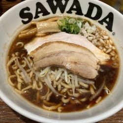 鯖醤油ラーメン