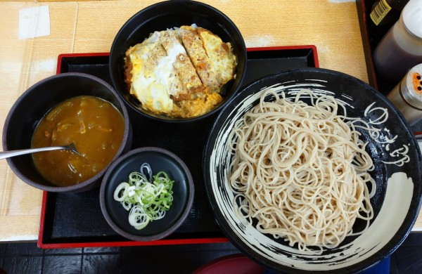 「かつ丼セット（880円）＋カレールー（クーポン）」@ゆで太郎 南大井店の写真