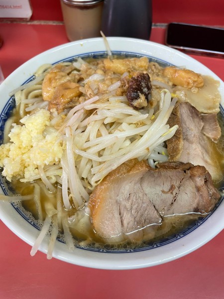 「小ラーメン ヤサイニンニクアブラ」@ラーメン二郎 桜台駅前店の写真