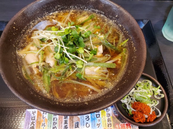 「豚バラ葱中華そば」@ゆで太郎 保土ヶ谷区役所前店の写真