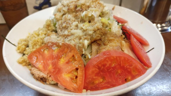 「塩の冷やし中華・大・ショウガ(アブラ)￥1,320」@麺屋 歩夢の写真