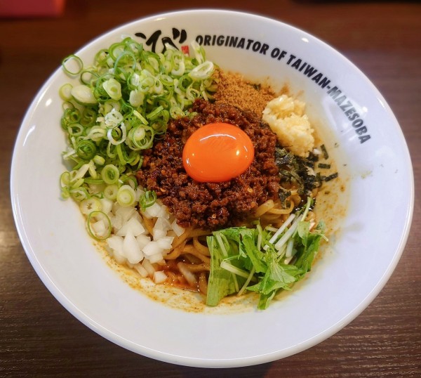 「カレー台湾まぜそば」@麺屋 はなび 高畑本店の写真