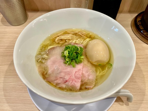 「ハートランドビール → 味玉塩蕎麦」@中華蕎麦 一心の写真