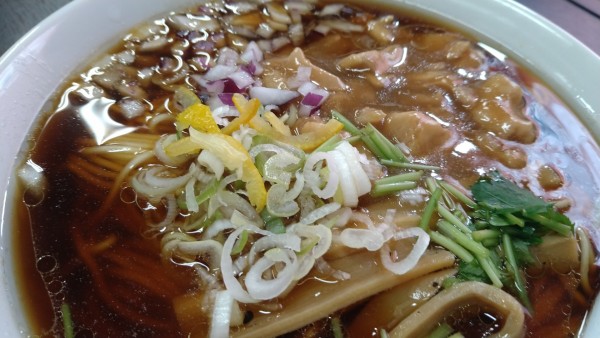 「朝ラー麺（鶏あんらぁ麺）」@らぁ麺 亀我楽の写真