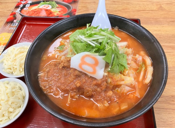 「【期間限定】野菜トマトらーめん」@8番らーめん 高浜店の写真