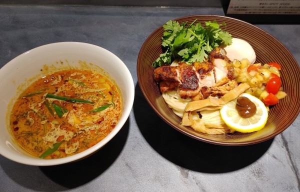 「湘南LAKSAつけそばstyle＋味玉1650円(＋予約150円」@うずとかみなりの写真