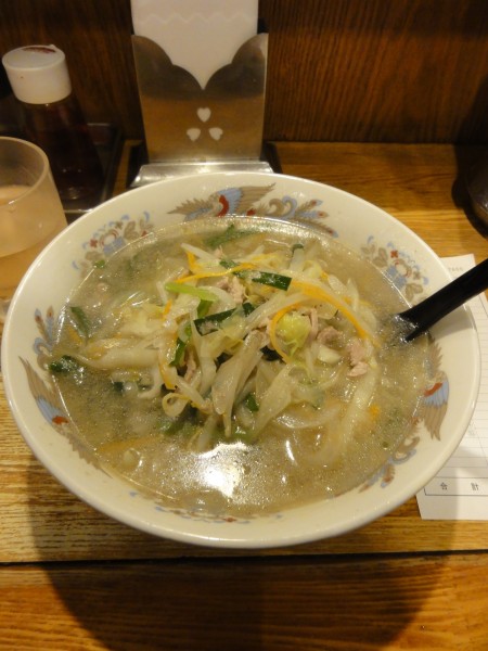 「タンメン500円（通常600円）」@龍王 本店の写真