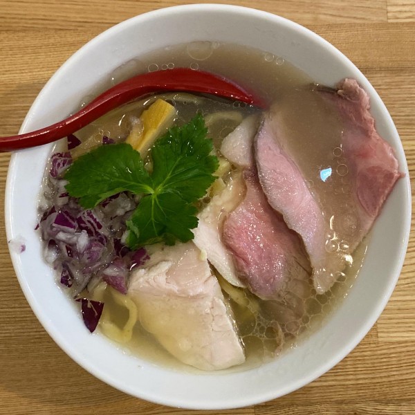 「特製白だししなそば ¥1,150」@手打ち正麺 Hachimitsuの写真