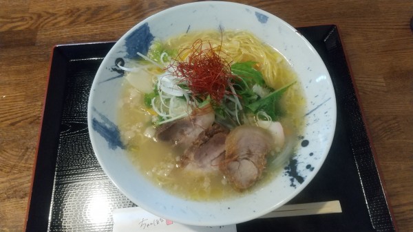 「塩ちゃんぽん麺チャーシュー入980円」@久保ちゃんぽん 鳥取駅前店の写真