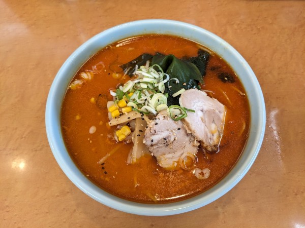 「雷ラーメン（大辛）」@万来の写真