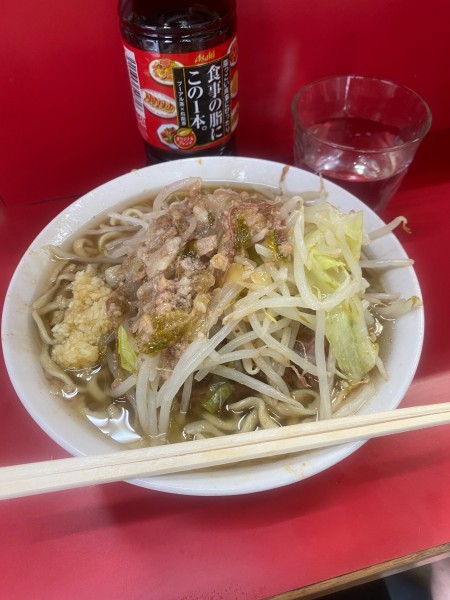 「らーめん(600円)」@ラーメン二郎 三田本店の写真