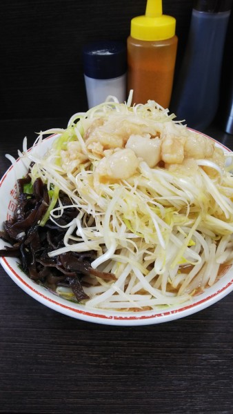 「ラーメン少なめ味ネギ」@ラーメン二郎 川越店の写真