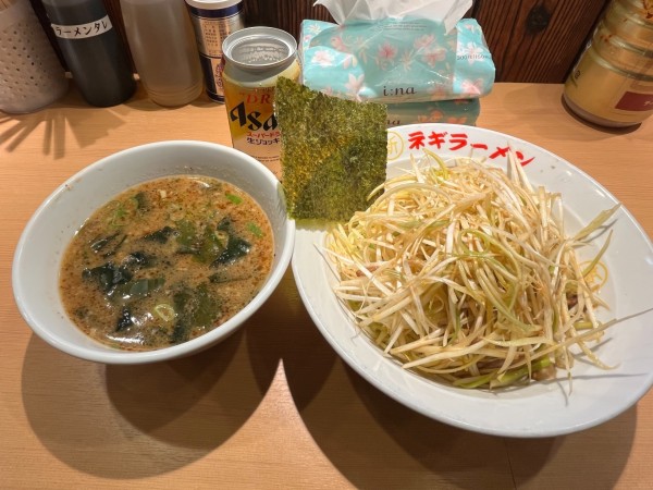 「ネギつけ麺」@○新 ネギラーメン 新橋店の写真