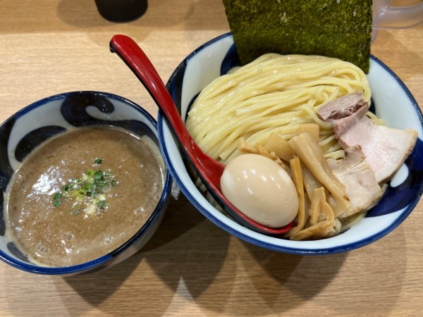 「つけそば（特400g）＋味玉」@濃厚つけそば・中華そば のぶ良しの写真