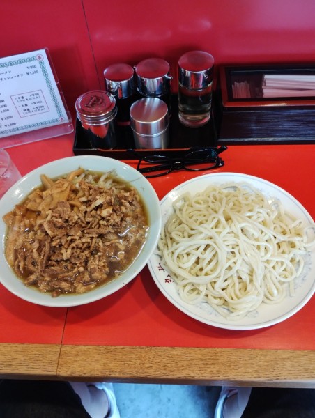 「チャーシューやさいメンマつけそば　中盛　1650円」@丸長 目白店の写真