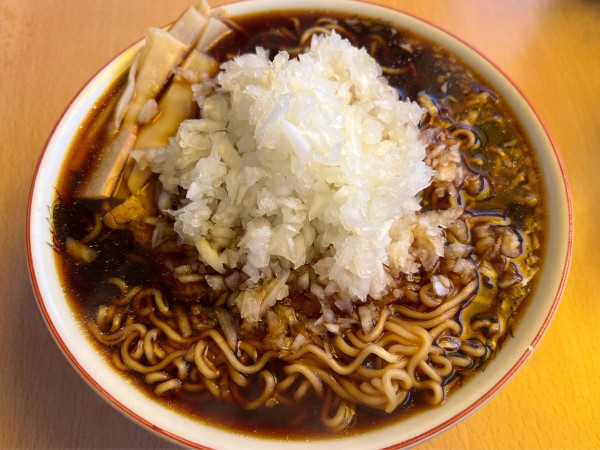 「ラーメン 薬味」@梅乃家の写真