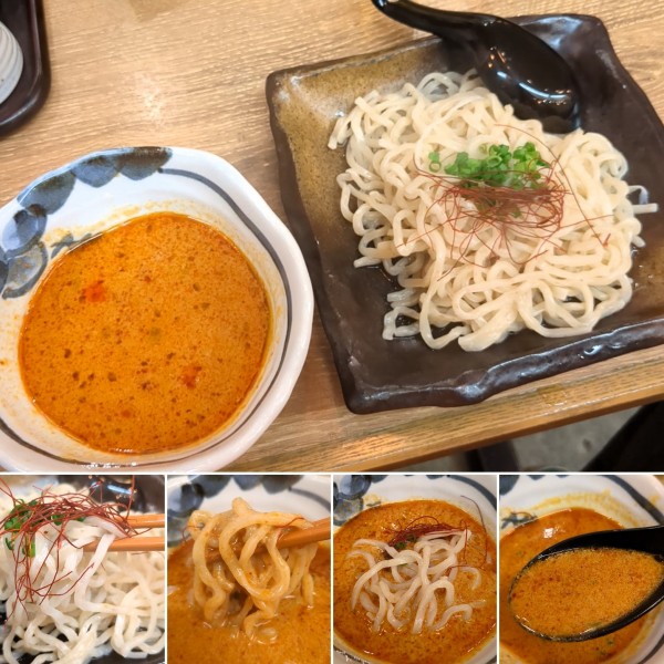「辛シビ担々つけ麺(激辛)　944円」@肉汁餃子製作所 ダンダダン酒場 合羽橋店の写真